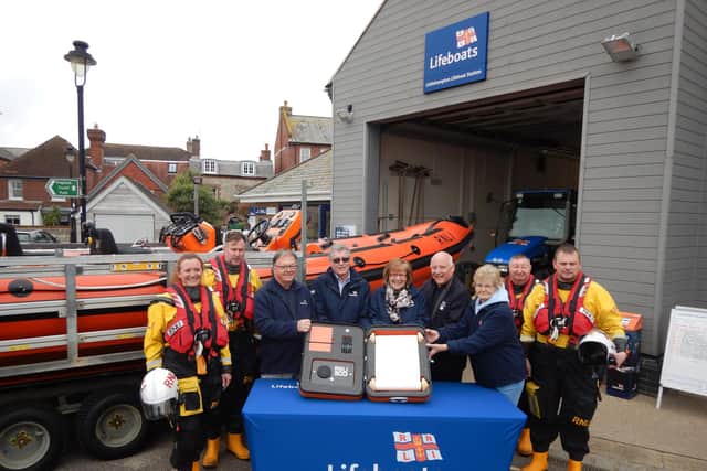 A lifeboat team from Littlehampton RNLI took part in the relay over the weekend.