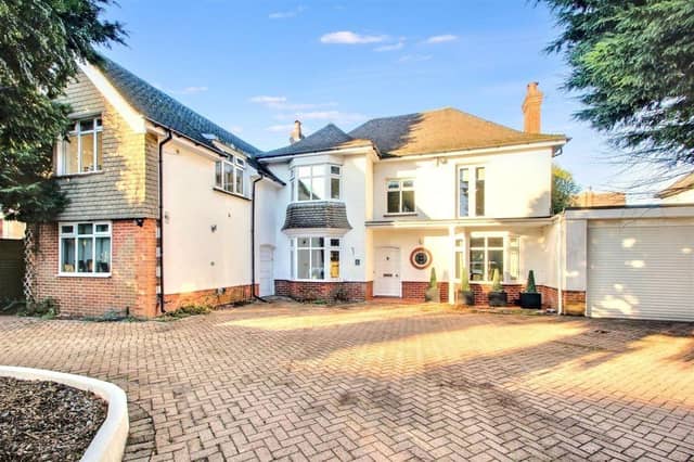This substantial family home in a sought-after area of Worthing has come on the market with James & James Estate Agents priced at £900,000.