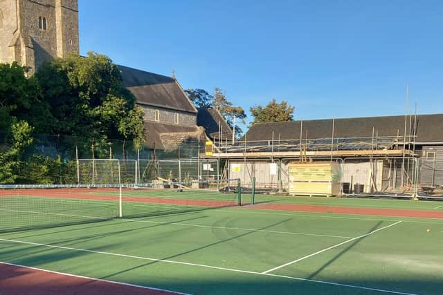 The funding will benefit courts in Buckingham Park, Shoreham, and Church House Grounds, Tarring (pictured). Photo: Adur and Worthing Councils