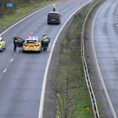 A van driver died at the scene of a collision on the A27, near Chichester, the police have confirmed. Photo: Sussex News and Pictures
