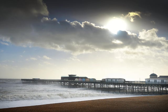 Hastings Pier pictured in February 2022.