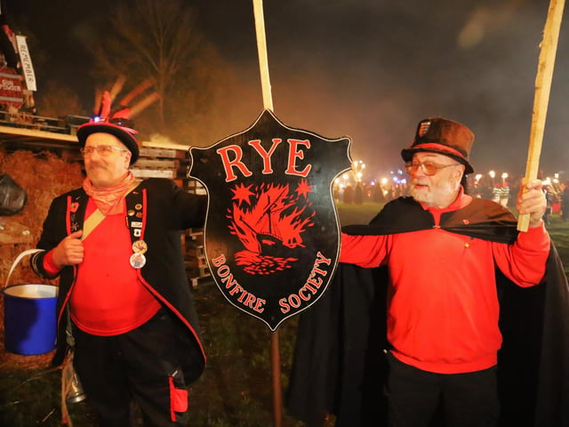 Rye Bonfire 2024. Photo by Andrew Clifton