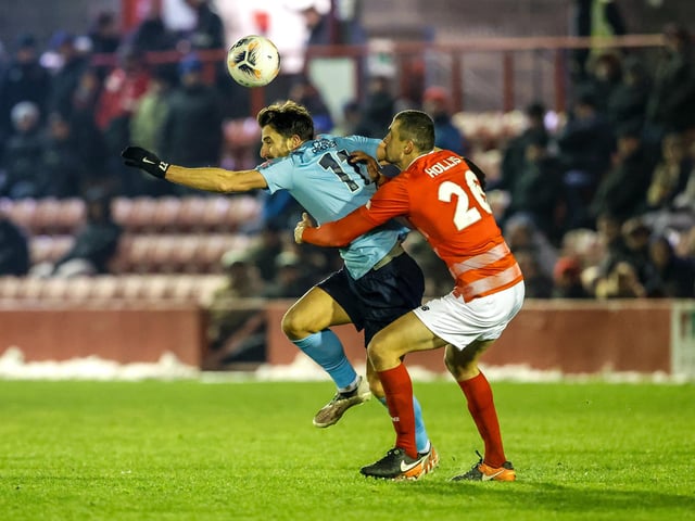 Action from Eastbourne Borough's superb 2-0 National League South win away to leaders Ebbsfleet