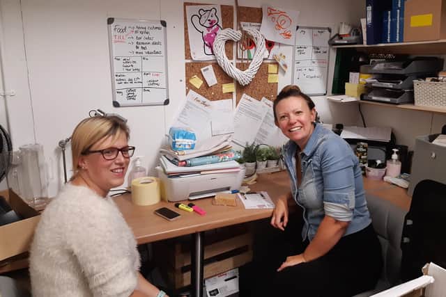Co-Founders of Free Shop Crawley, Claire Johnson and Laura-Jane Wainwright