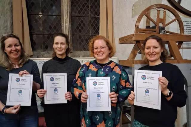 Bell ringers at Chichester Cathedral