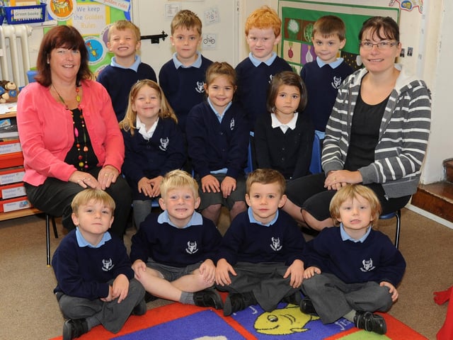 New pupils at Danehill Primary School in 2010