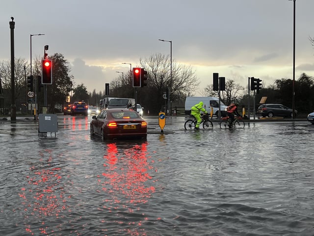 Portsmouth Flooding by Marcin Jedrysiak - Eastern Road/Burrfields area