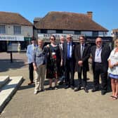 Town councillors at Armed Forces Day Service. Photo: Hailsham Town Council