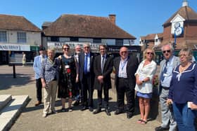 Town councillors at Armed Forces Day Service. Photo: Hailsham Town Council