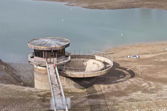As of October 2026, the reservoir has fallen below 20% capacity (standing at approximately 19.4%) following hot summer conditions and the granting of an Environment Agency drought permit. (Image: EDDIE MITCHELL)