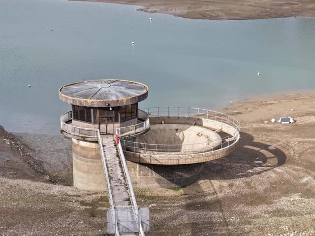 As of October 2026, the reservoir has fallen below 20% capacity (standing at approximately 19.4%) following hot summer conditions and the granting of an Environment Agency drought permit. (Image: EDDIE MITCHELL)