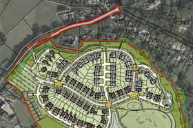 95 Homes Wandleys Lane Indicative Plans, soured from Arun District Council\'s planning portal