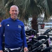 Stewart Conway at World Triathlon Long Distance event in Ibiza