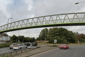 Drivers are facing delays on the A27 Chichester Bypass following a crash involving two vehicles. Photo: Google Eath.