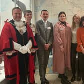 Cllr James Bacon (left) with the team involved in Connected Futures Hastings at its launch.