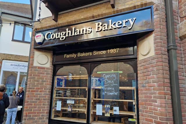 Coughlans Bakery – co-owned by Crawley comedian and actor Romesh Ranganathan – is opening its second Horsham shop at 1 Piries Place on Friday. Photo: Sussex World
