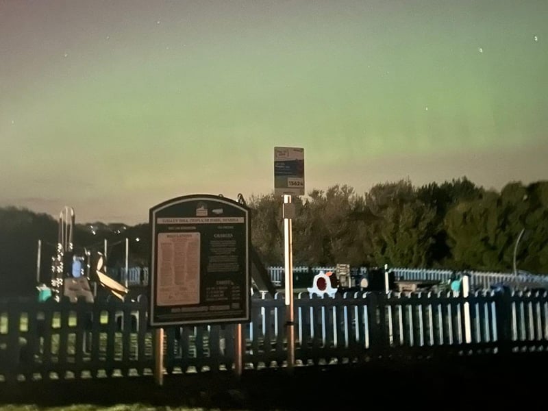 The Northern Lights captured in Hastings. Picture: Victoria Retmanski