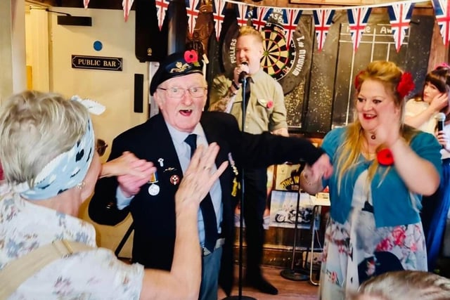 Managers Steve Rowntree and Jennie Cooper welcomed guests to the World War Two themed gathering, with all money collected from donations given to boost the Royal British Legion Poppy Appeal coffers