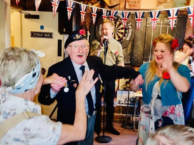 Managers Steve Rowntree and Jennie Cooper welcomed guests to the World War Two themed gathering, with all money collected from donations given to boost the Royal British Legion Poppy Appeal coffers