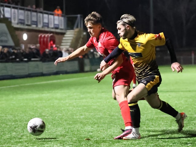 Worthing take on Littlehampton Town in the Sussex Senior Cup