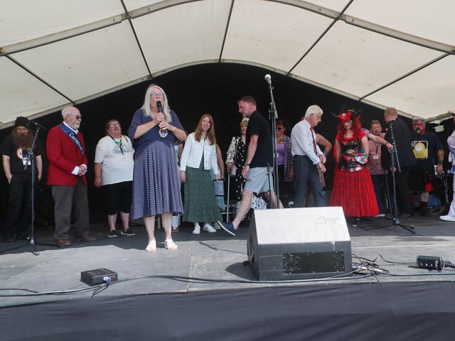 Hastings Old Town Carnival Week 2024, photo Roberts Photographic: Opening Ceremony and the RNLI concert to celebrate the 200th anniversary of the Royal National Lifeboat Institution - 1824 to 2024.