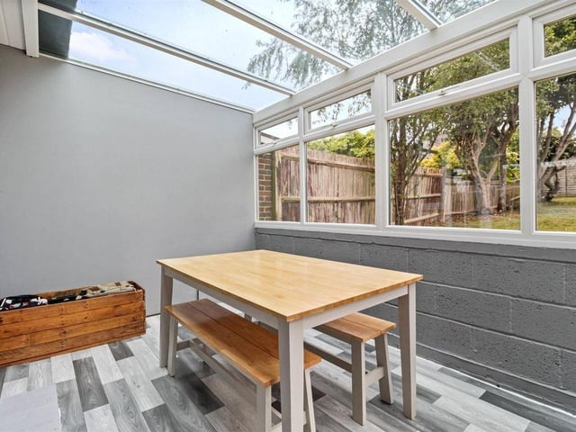 The modern fitted conservatory
