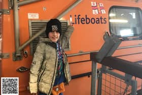 Nathan Jones at Selsey Lifeboat station.