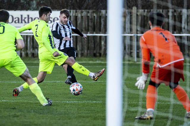 Action from Peacehaven and Telscombe's win over Bexhill United in the SCFL premier
