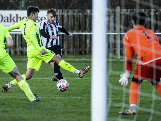 Action from Peacehaven and Telscombe's win over Bexhill United in the SCFL premier