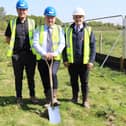 From left: Craig West, construction director, Persimmon Homes South East; Martin Crick, managing director, Persimmon Homes South East; Mick McEvoy
