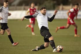 Action from Pagham against Bournemouth Poppies, The Lions won 1-0 in the basement battle | Picture: Chris Hatton
