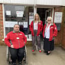 The team at Rustington British Red Cross Mobility Aids Service launched a petition after the threat of closure came to light. Photo: Sam Morton
