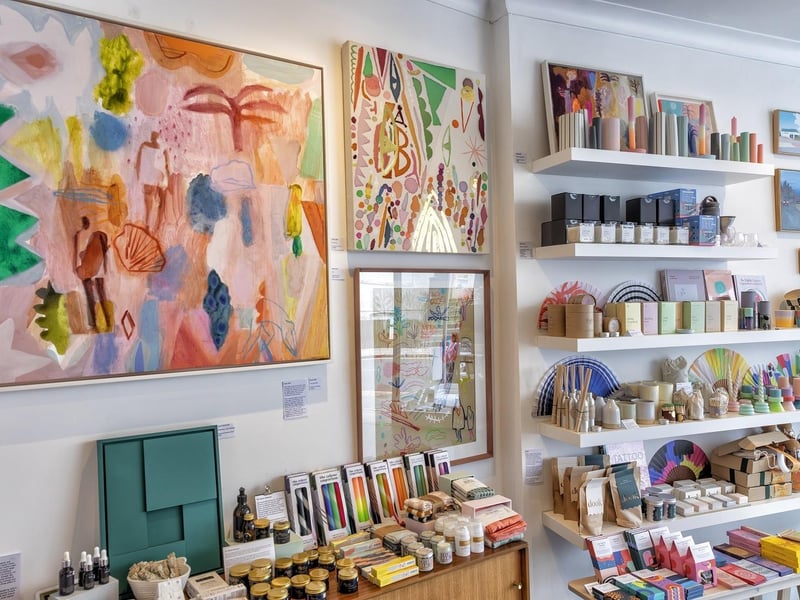 Inside some of Worthing's wonderful array of galleries and shops – each of which supports local artists and makers