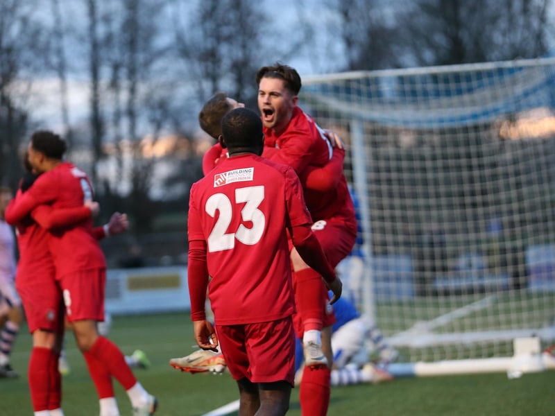Worthing in action away to Tonbridge Angels in National League South