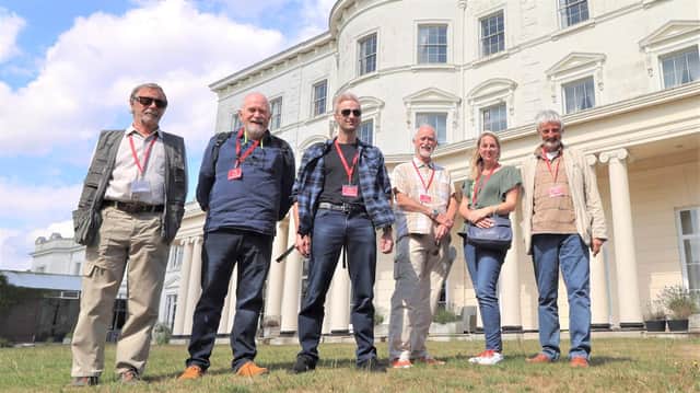 The cast of Pressure at Southwick House - picture Ian Henham