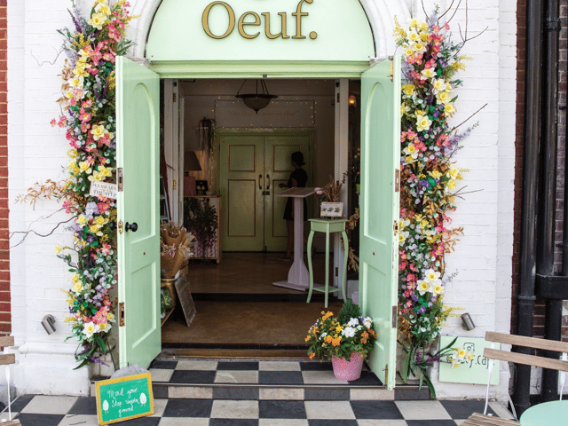 A popular Hove brunch café has unveiled a new look inspired by a Parisian orangery. Photo: Oeuf