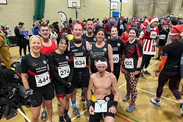 Hailsham Harriers at the Mince Pie 10
