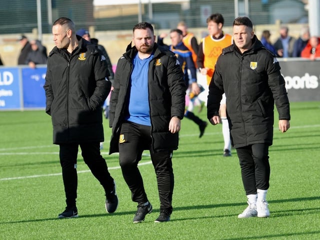 Action, celebration and crowd pictures from Lancing v Littlehampton Town at Culver Road