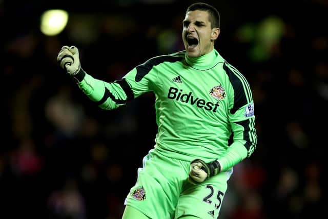 Vito Mannone during his Sunderland days.  (Photo by Jan Kruger/Getty Images)