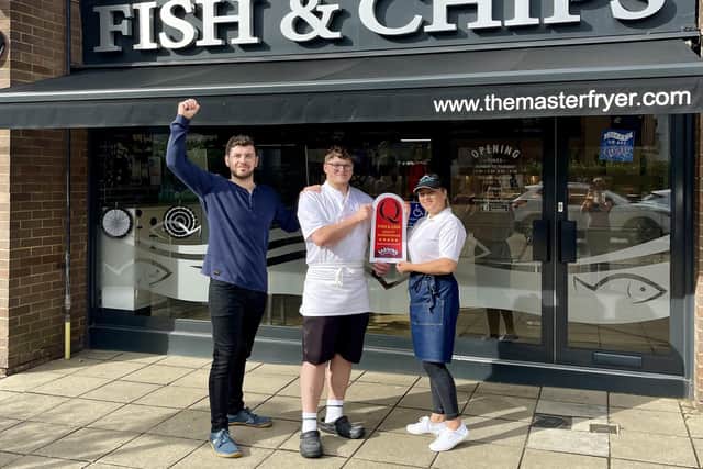 The winning team at The Master Fryer in Billingshurst. Photo contributed