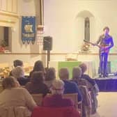 Beatles tribute band I Feel Fine at St Nicholas Church in Middleton-On-Sea