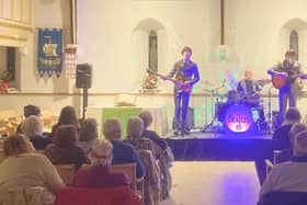 Beatles tribute band I Feel Fine at St Nicholas Church in Middleton-On-Sea
