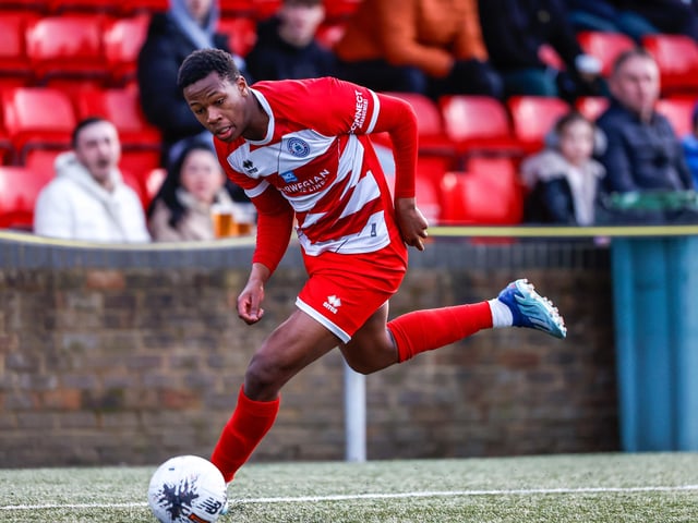 Action from Eastbourne Borough's vital win over Farnborough