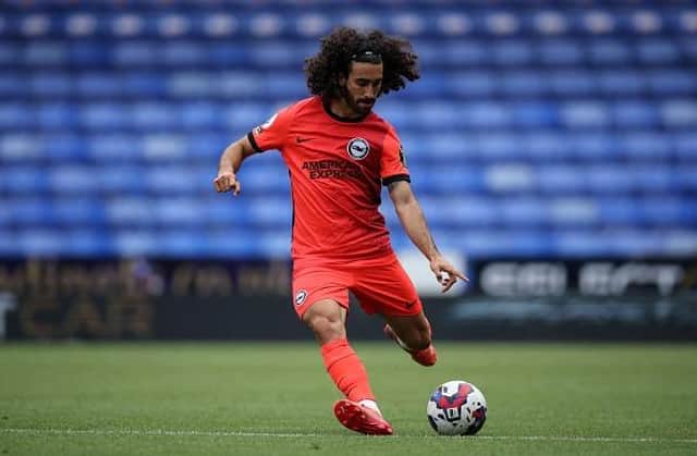 Brighton and Hove Albion left back Marc Cucurella is wanted by Chelsea and Manchester ahead of Albion's Premier League opener against Manchester United at Old Trafford this Sunday