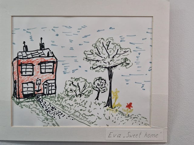 The power of art therapy was demonstrated at St Winefrides Residential Home in Littlehampton, as the community was invited in for the annual exhibition