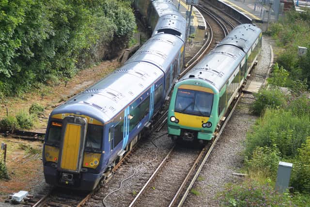 Southeastern and Southern trains