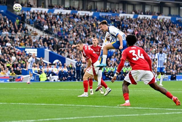 Jack Hinshelwood scored a cracking header against Nottingham Forest.