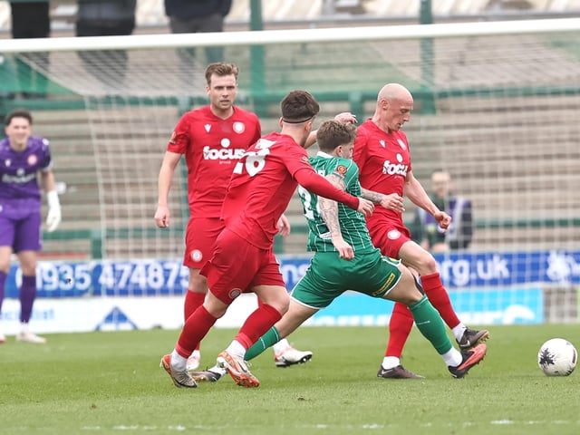 Action from Worthing's National South win at Yeovil