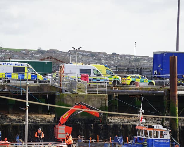 Incident at Newhaven Ferry Port: Two men arrested and six taken to hospital