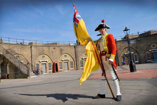 'Explore the Eastbourne Redoubt Fort: Take a tour of this historic fort and learn about its role in defending the town during the Napoleonic Wars.' This is an error from the AI bot as the fortress has been boarded up since 2019. (Photo by Justin Lycett)